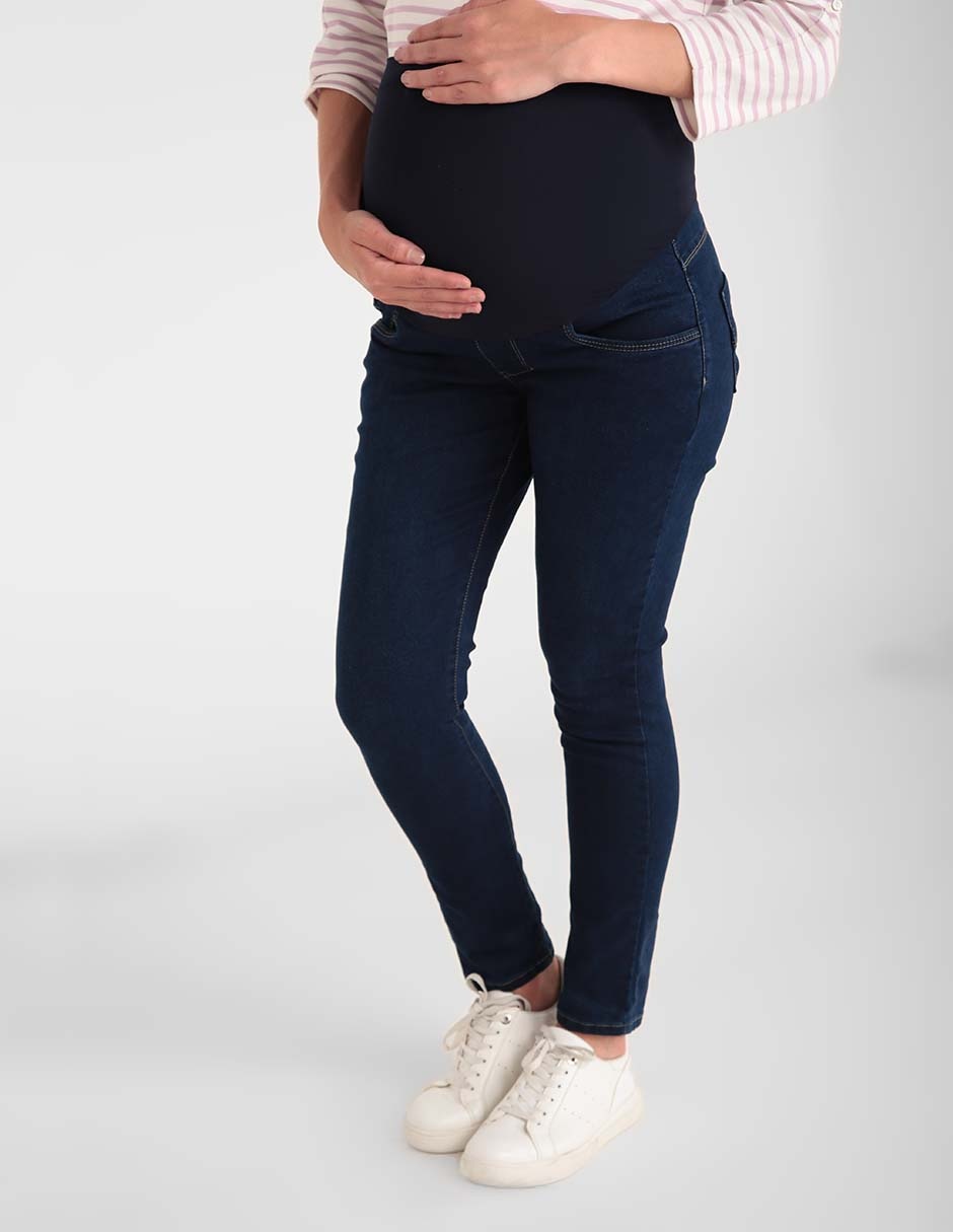 Jeans maternidad skinny regular corte cadera Jeans maternidad skinny regular corte cadera