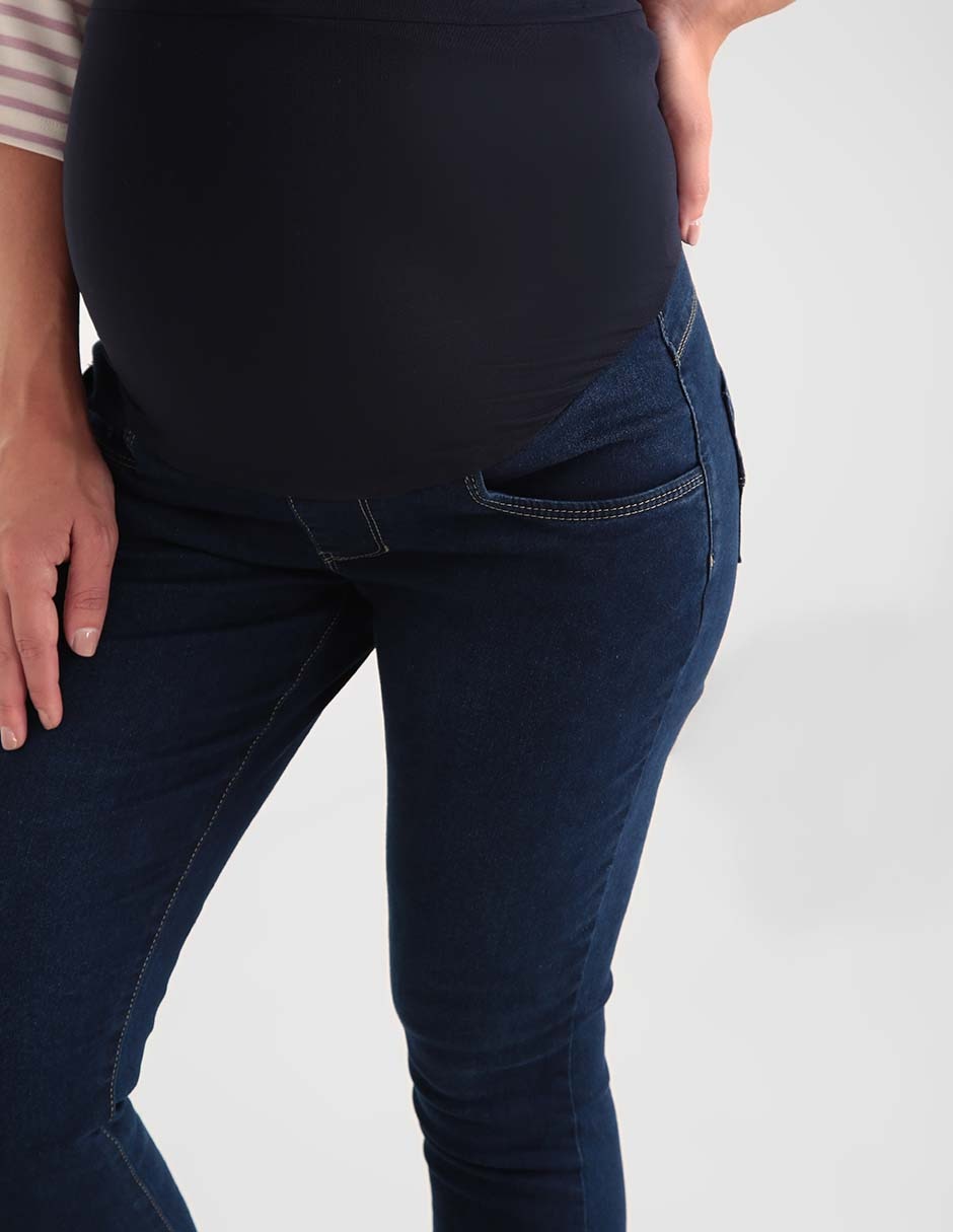 Jeans maternidad skinny regular corte cadera 2