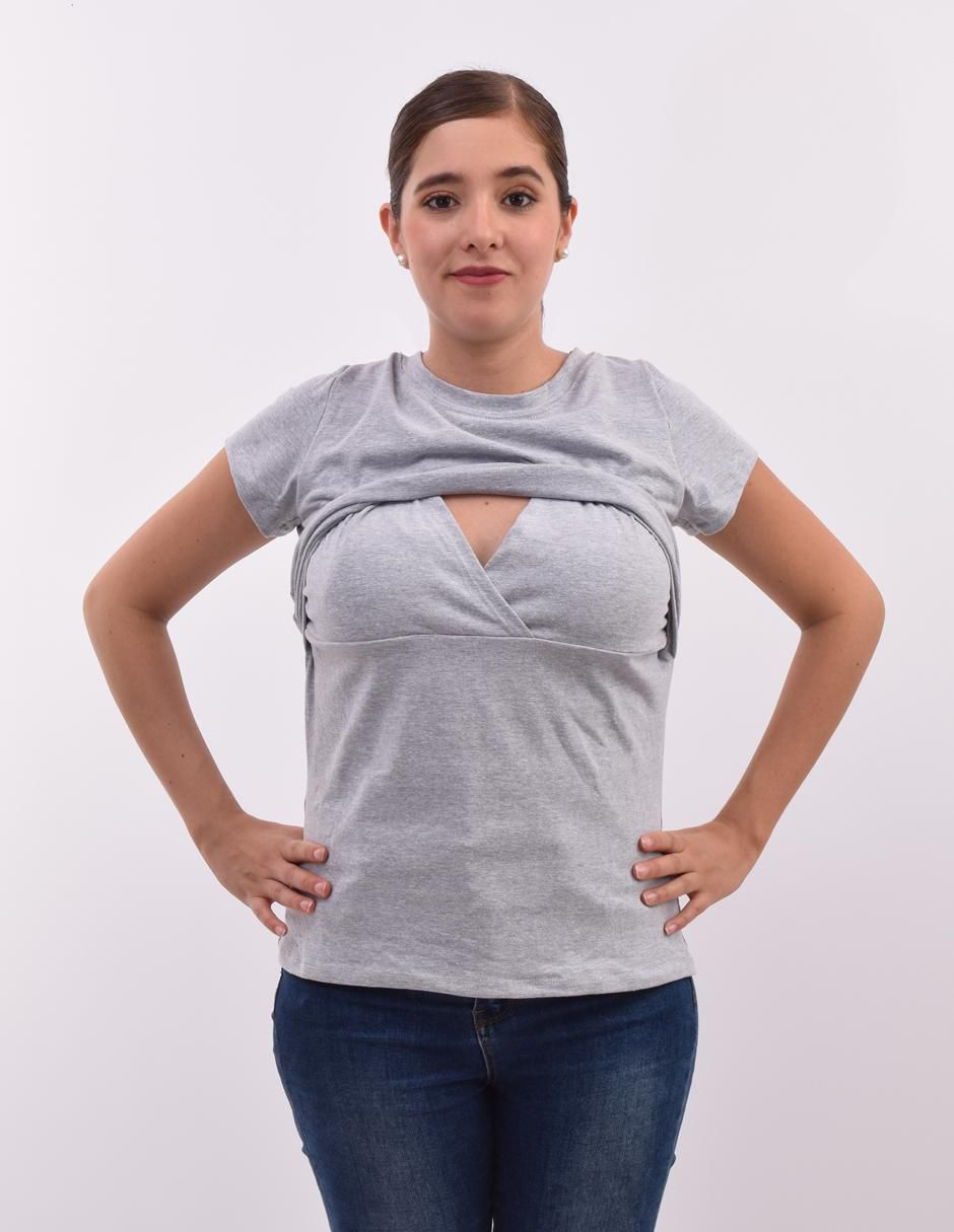 Blusa maternidad Changuitos manga corta
