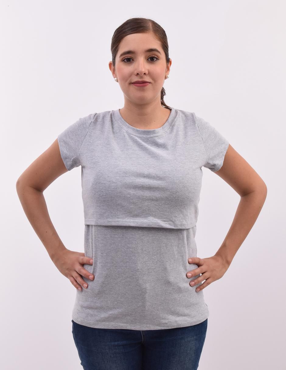 Blusa maternidad Changuitos manga corta