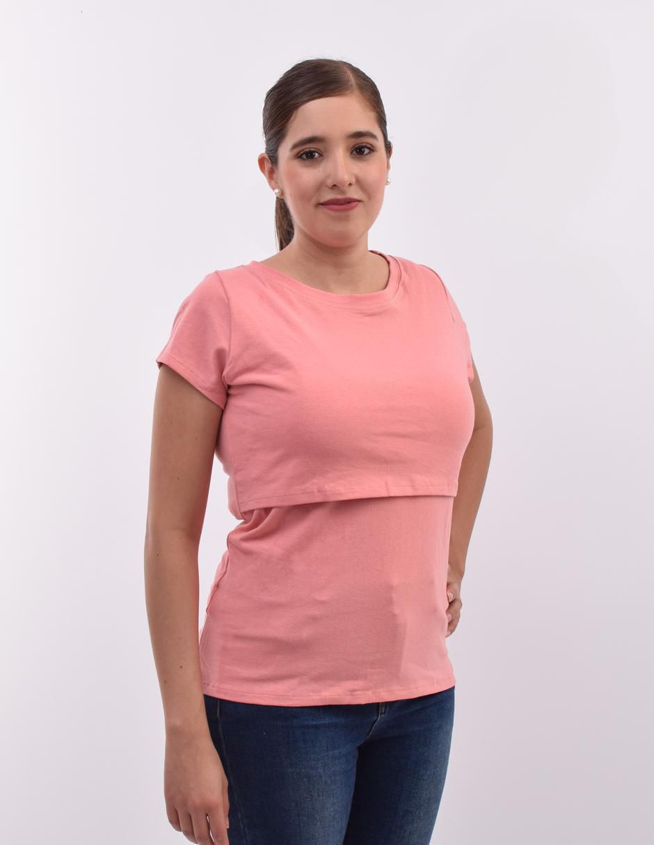 Blusa maternidad manga corta