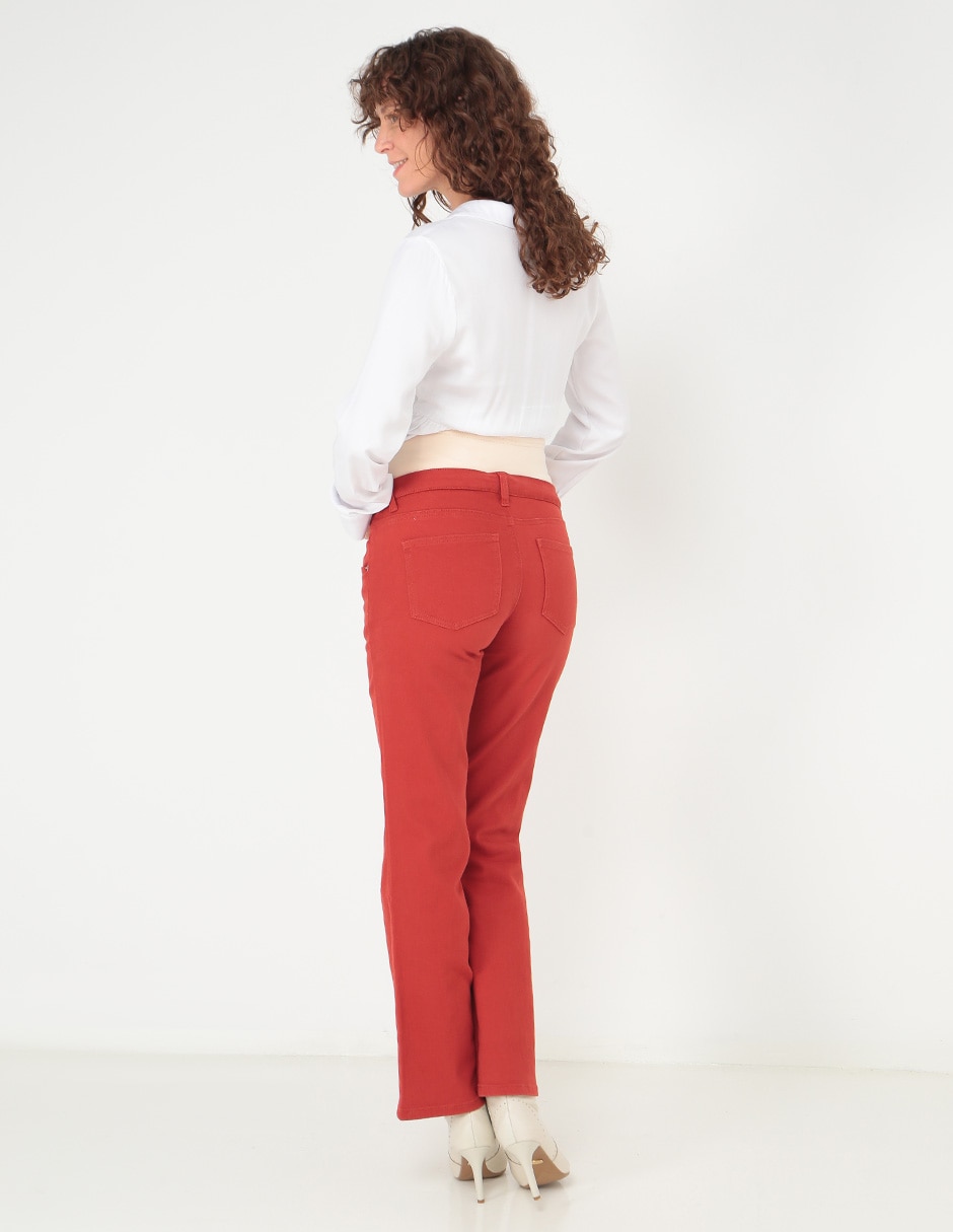 Jeans maternidad campana corte cadera