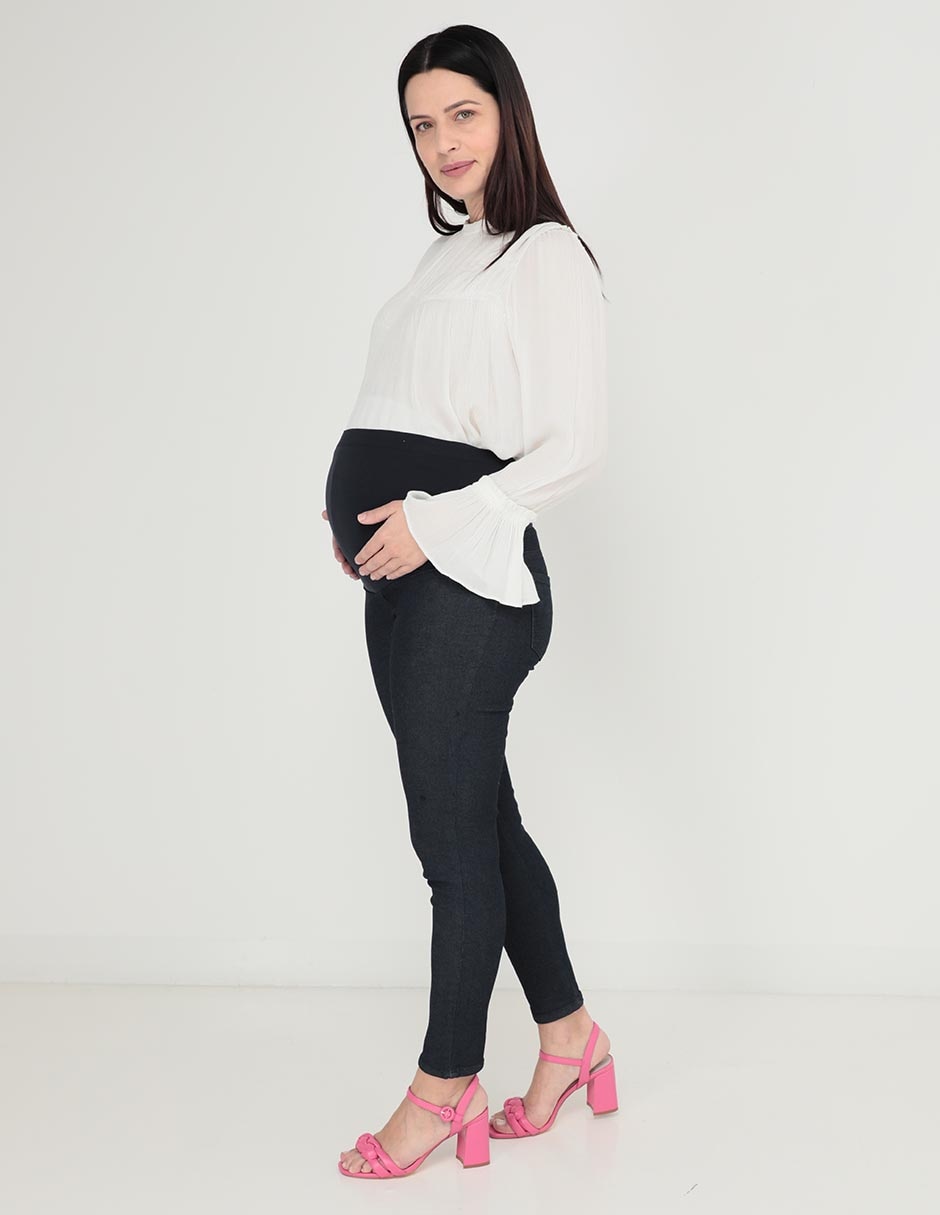 Jeans maternidad skinny One to Nine corte cadera