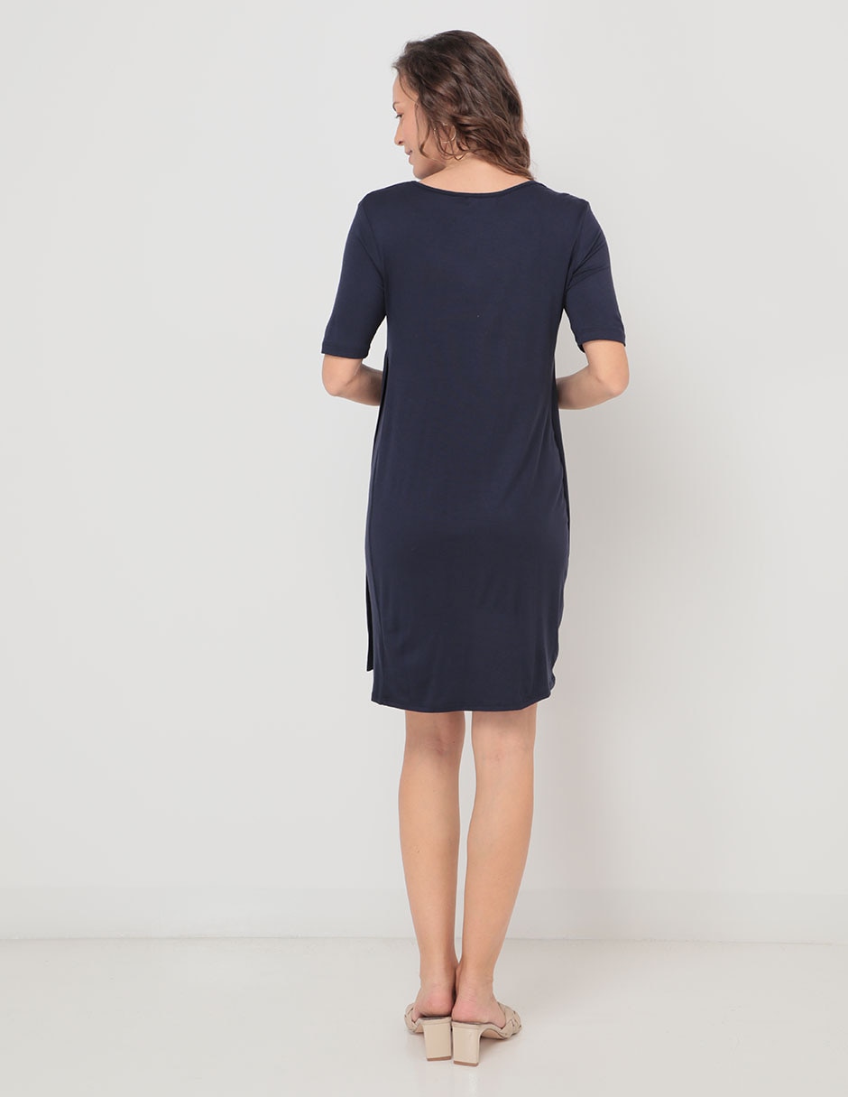 Vestido maternidad corto casual 2