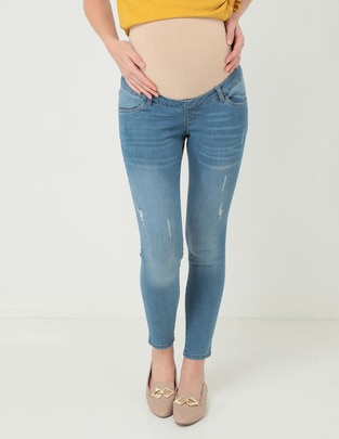 Jeans maternidad skinny One to Nine corte cadera Jeans maternidad skinny One to Nine corte cadera