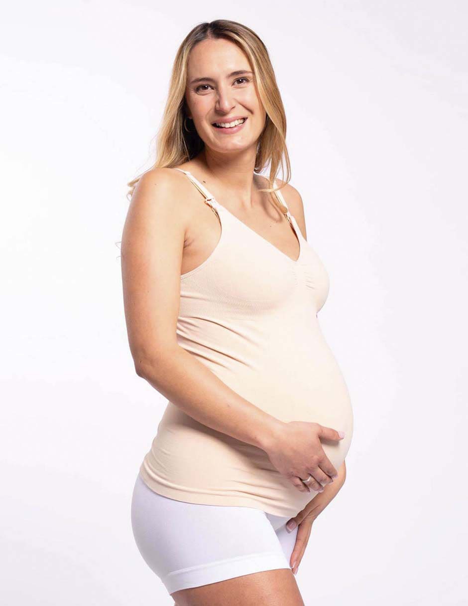 Top maternidad cuello V escote medio tirante ajustable 7