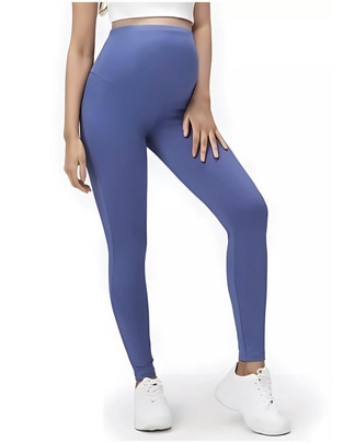 Legging maternidad belly band alto con medio elástico para mujer Legging maternidad belly band alto con medio elástico para mujer