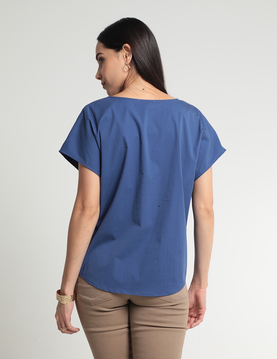 Blusa maternidad manga corta 2