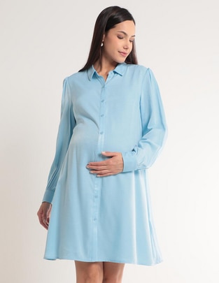 Vestido maternidad corto casual Vestido maternidad corto casual