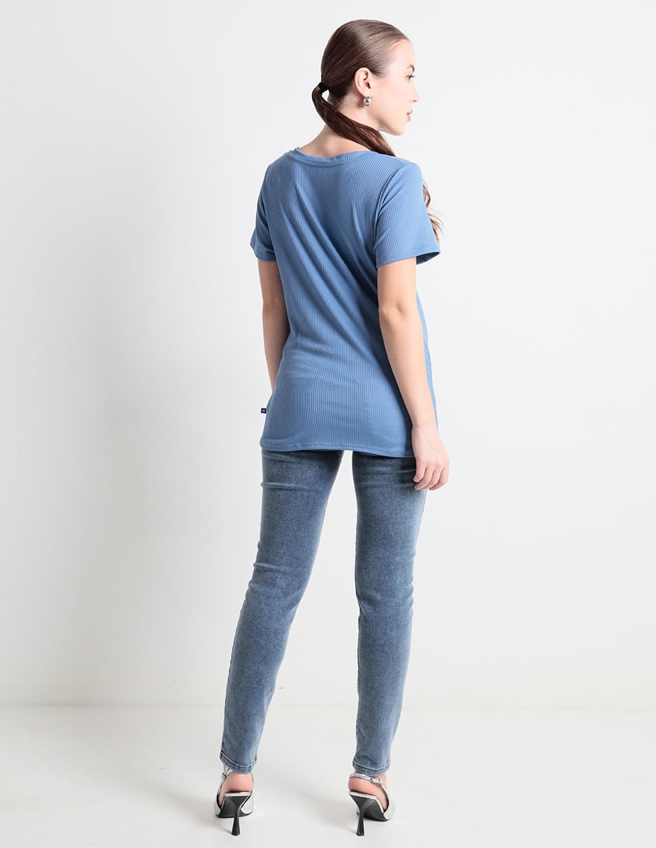 Jeans maternidad skinny One to Nine corte cintura