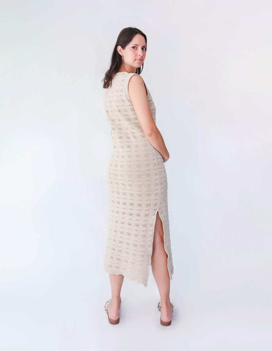 Vestido maternidad midi formal Mum Mx
