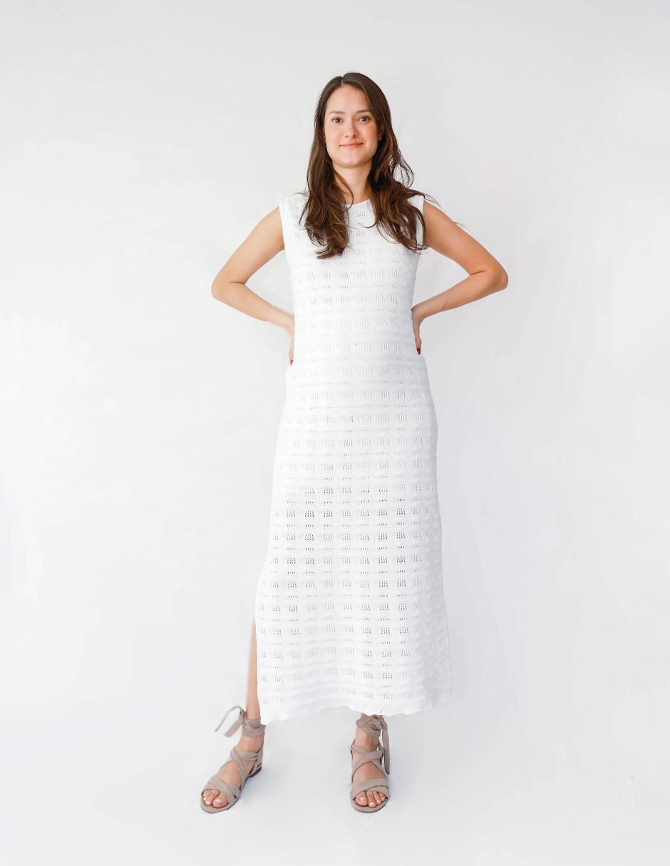 Vestido maternidad midi formal Mum Mx