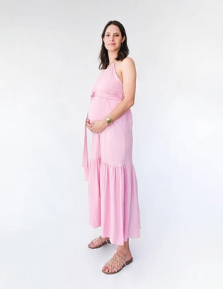 Vestido maternidad midi formal Vestido maternidad midi formal