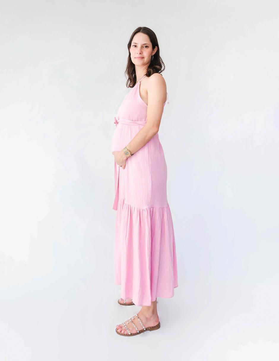 Vestido maternidad midi formal 2