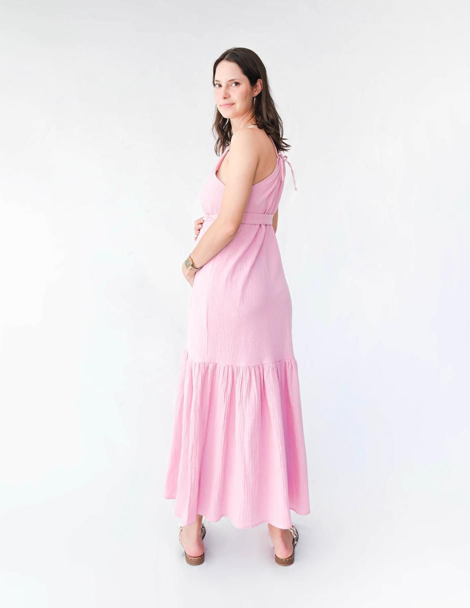 Vestido maternidad midi formal 3