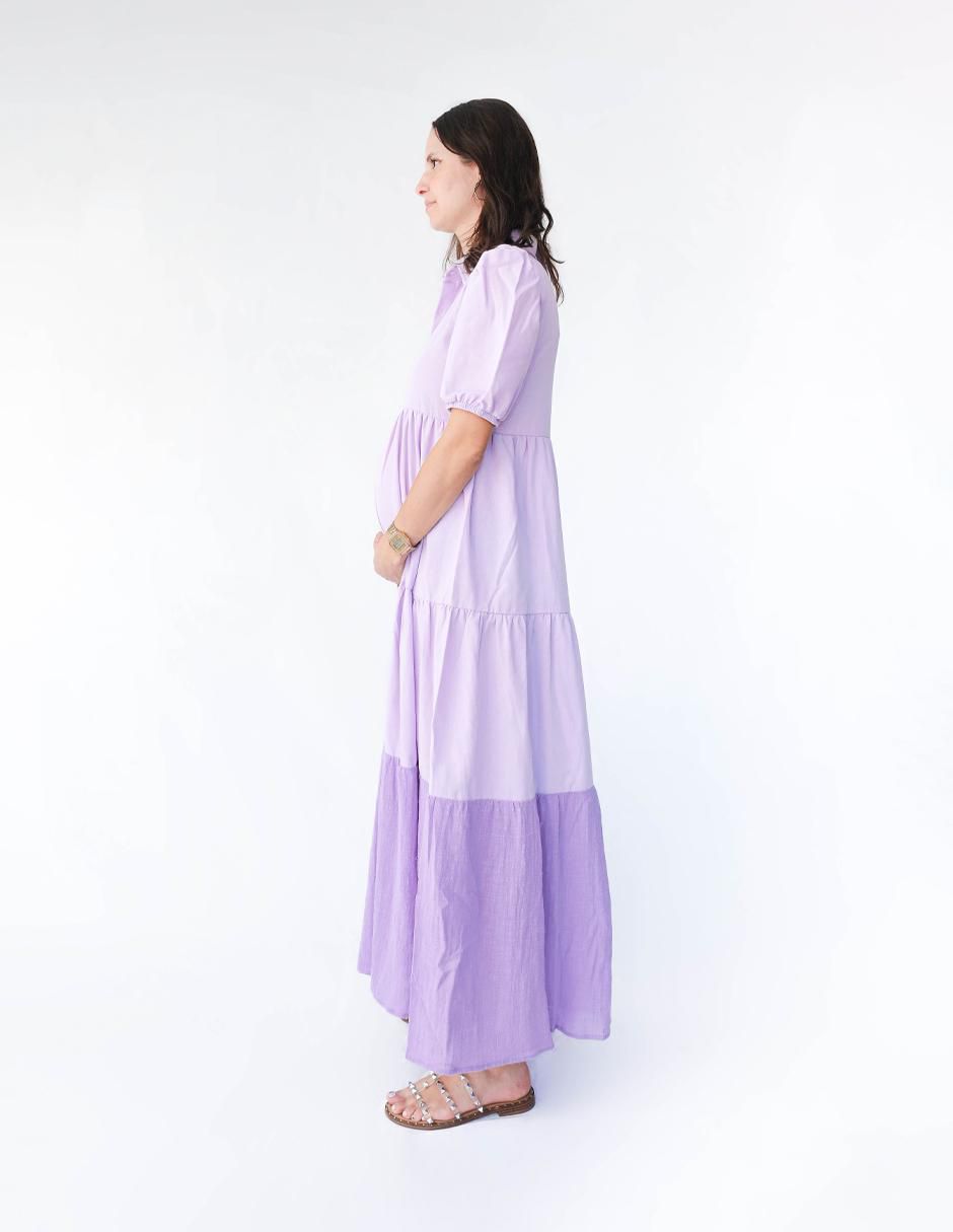 Vestido maternidad midi casual Mum Mx