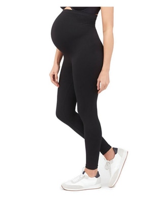 Legging maternidad a la cintura alta con elástico Legging maternidad a la cintura alta con elástico