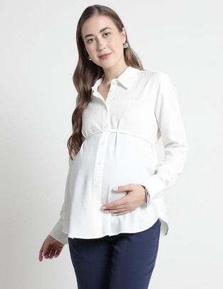 Blusa maternidad manga larga Blusa maternidad manga larga