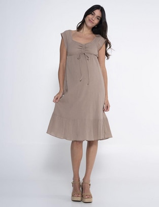 Vestido maternidad 3/4 casual