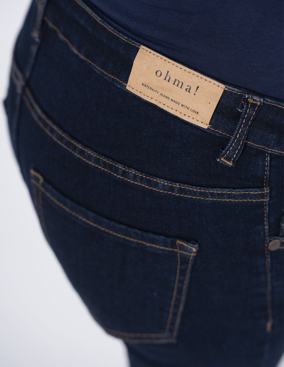 Jeans maternidad acampanado Oh Ma! corte cintura alta