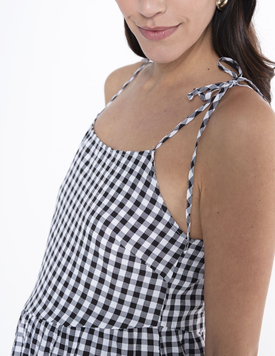 Vestido maternidad midi casual Oh Ma!