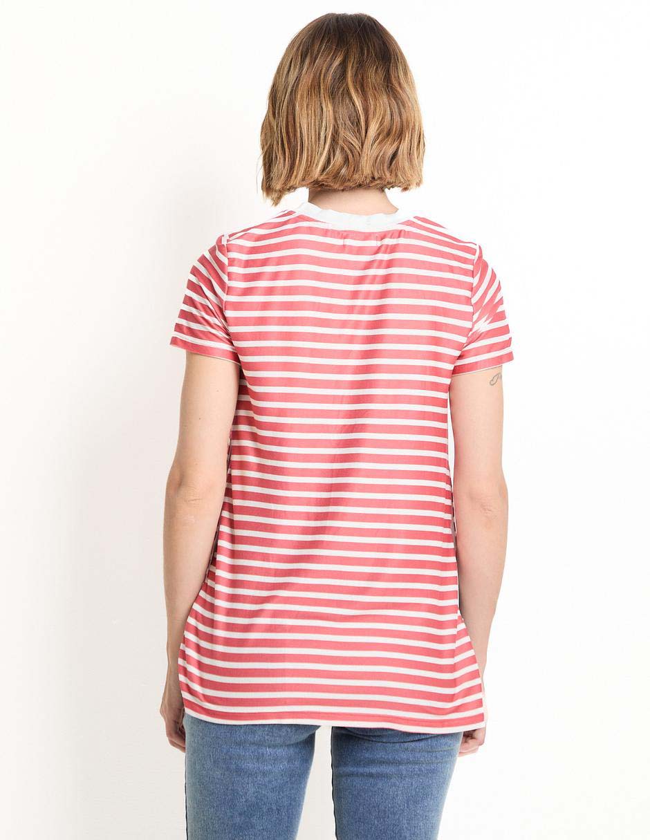 Blusa maternidad manga corta