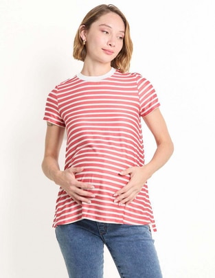 Blusa maternidad manga corta Blusa maternidad manga corta