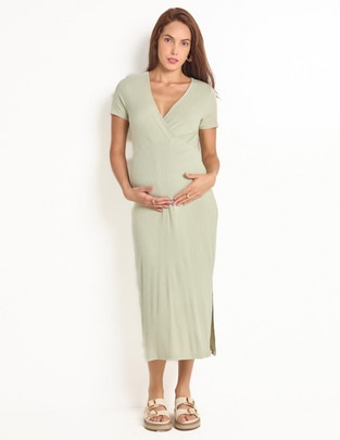 Vestido maternidad cropped casual Vestido maternidad cropped casual
