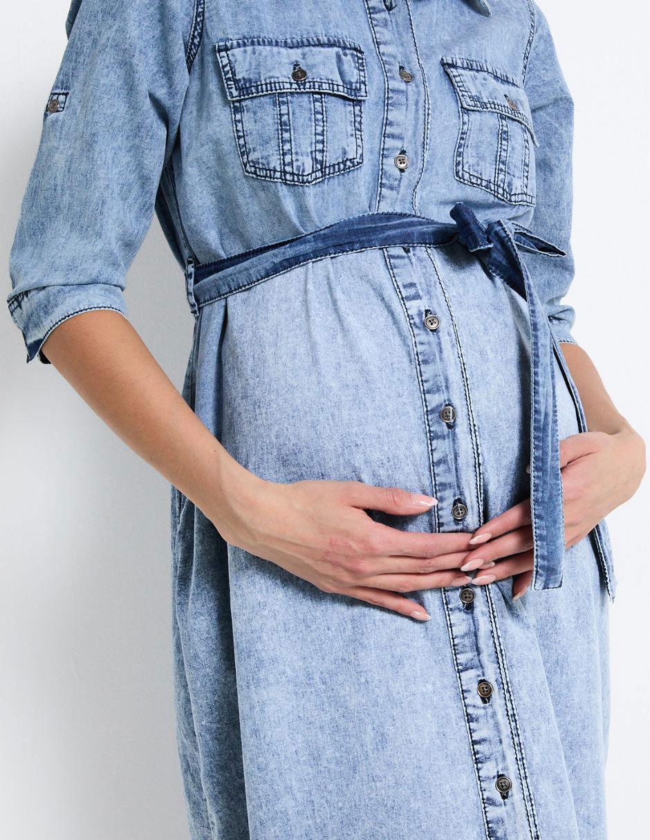 Vestido maternidad midi casual One To Nine
