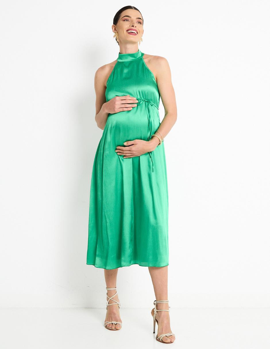Vestido maternidad midi casual 3