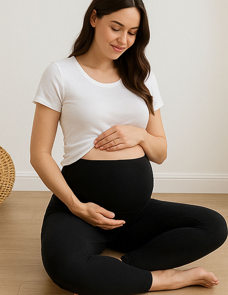 Legging maternidad One to Nine cintura alta con elástico
