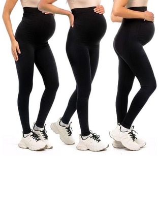 Set legging maternidad cintura alta con elástico Set legging maternidad cintura alta con elástico