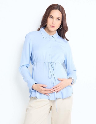 Blusa maternidad manga larga Blusa maternidad manga larga