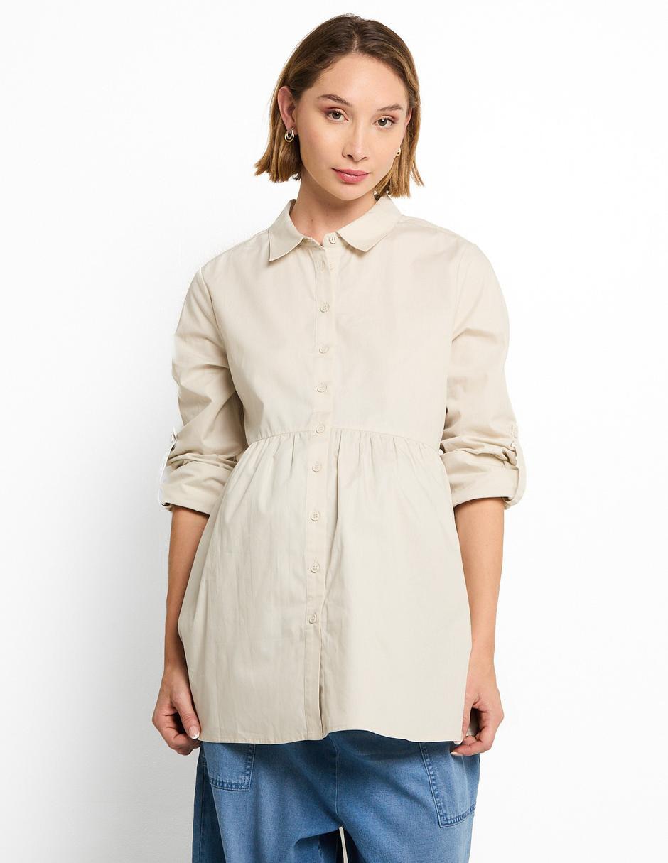 Blusa maternidad manga larga