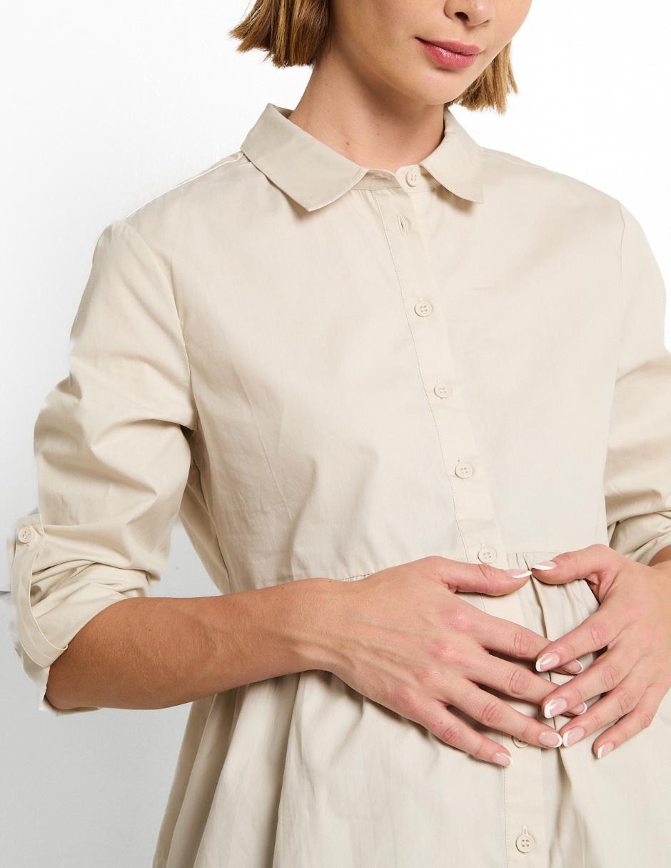 Blusa maternidad manga larga