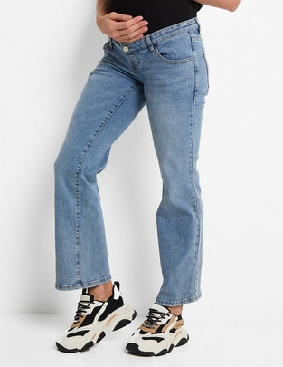 Jeans de maternidad straight One To Nine corte cintura