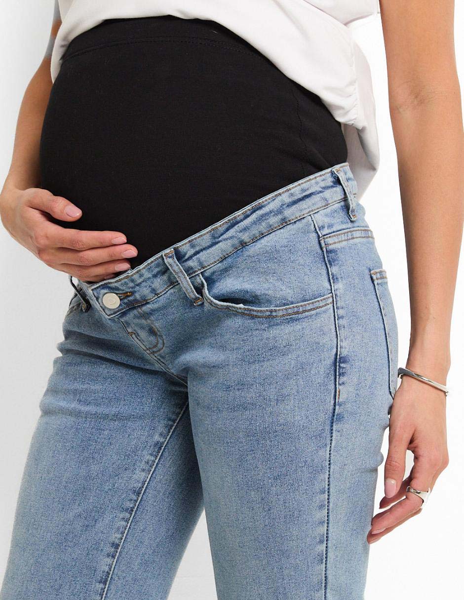 Jeans de maternidad straight One To Nine corte cintura