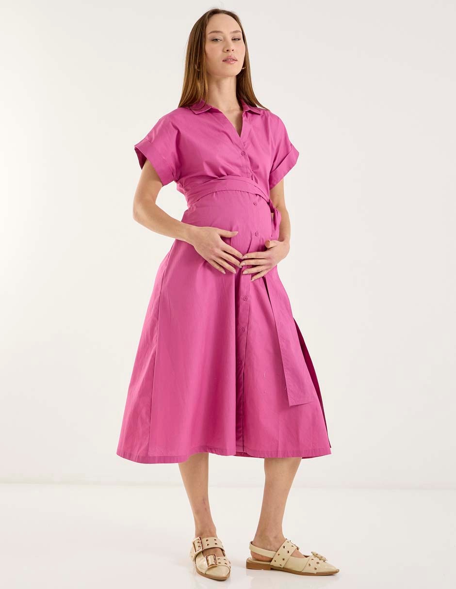 Vestido maternidad midi casual