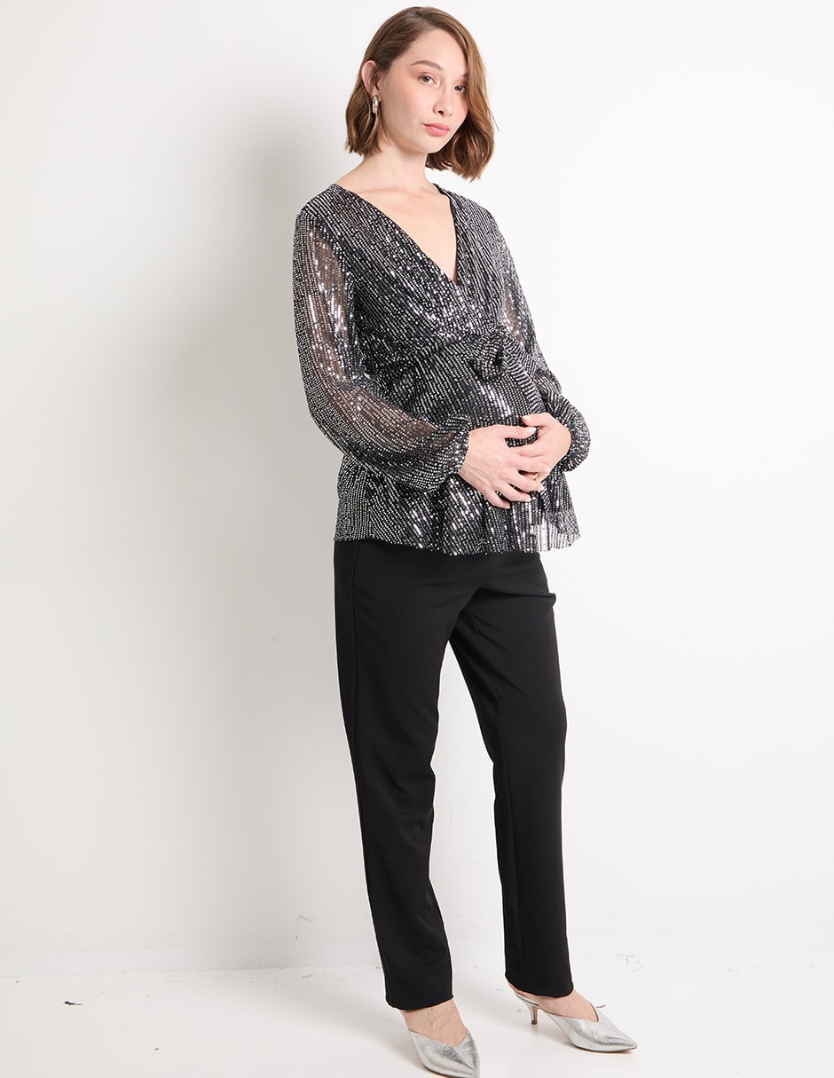 Blusa maternidad One To Nine manga larga