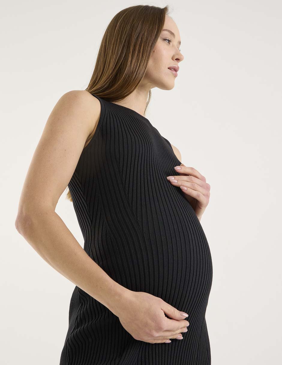 Vestido maternidad 3/4 casual 4