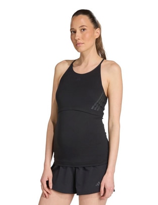 Playera maternidad sin manga Motion cuello redondo 1