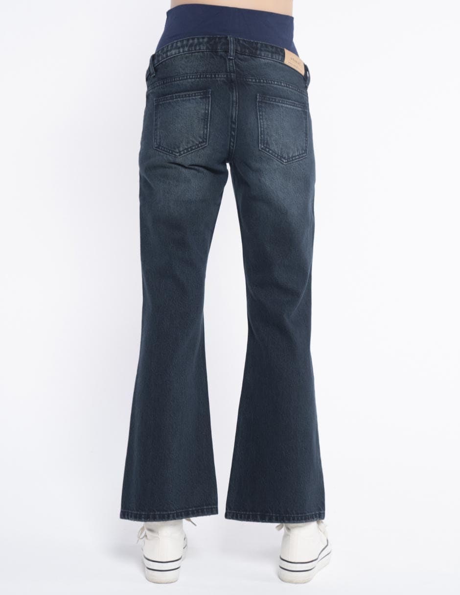 Jeans maternidad campana Oh Ma! corte cintura alta