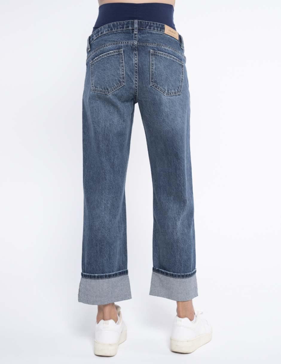 Jeans maternidad stright Oh Ma! corte cintura alta