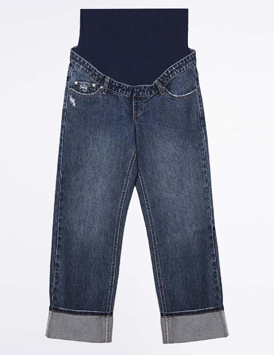 Jeans maternidad stright Oh Ma! corte cintura alta