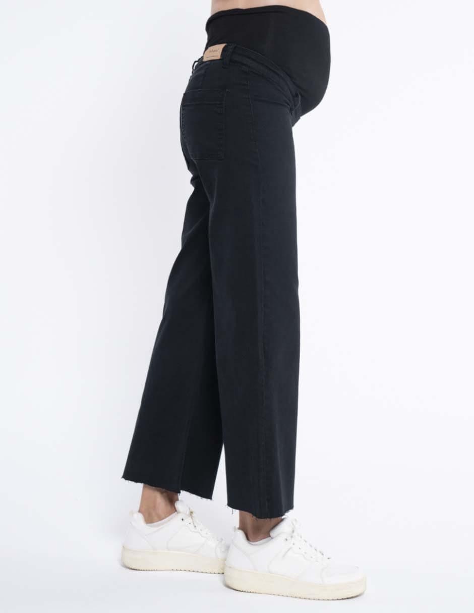 Jeans maternidad straight corte cintura alta 9