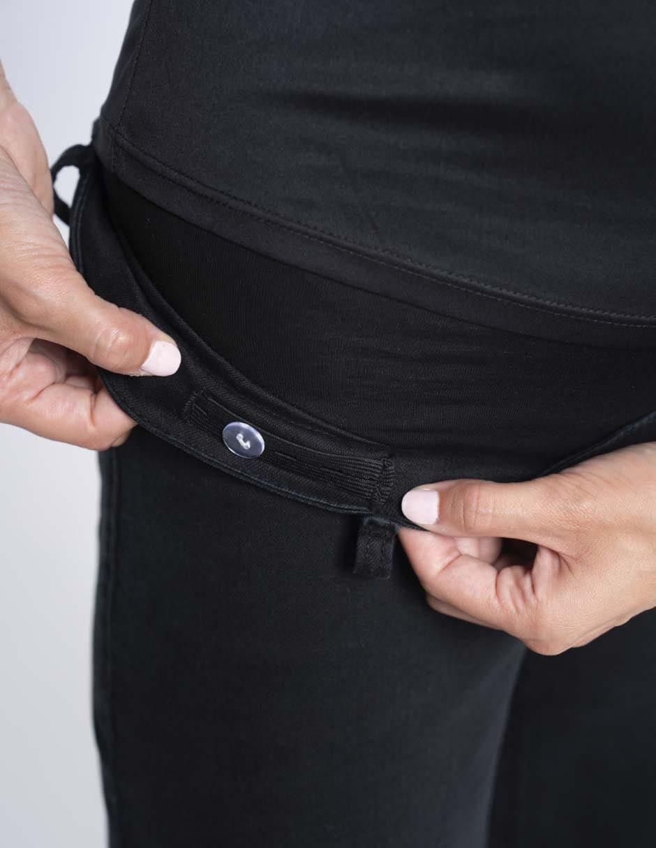 Jeans maternidad straight corte cintura alta 11