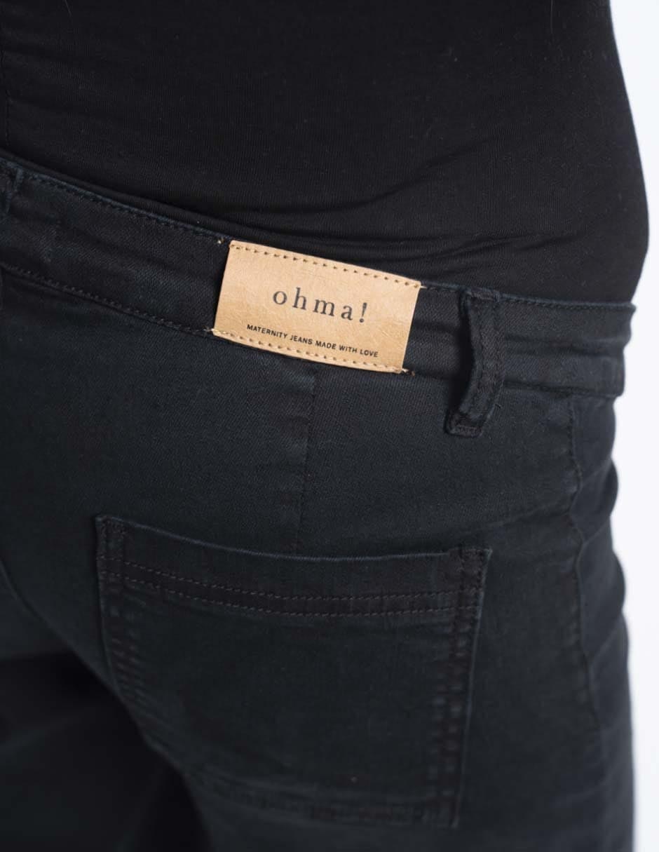 Jeans maternidad straight corte cintura alta 12