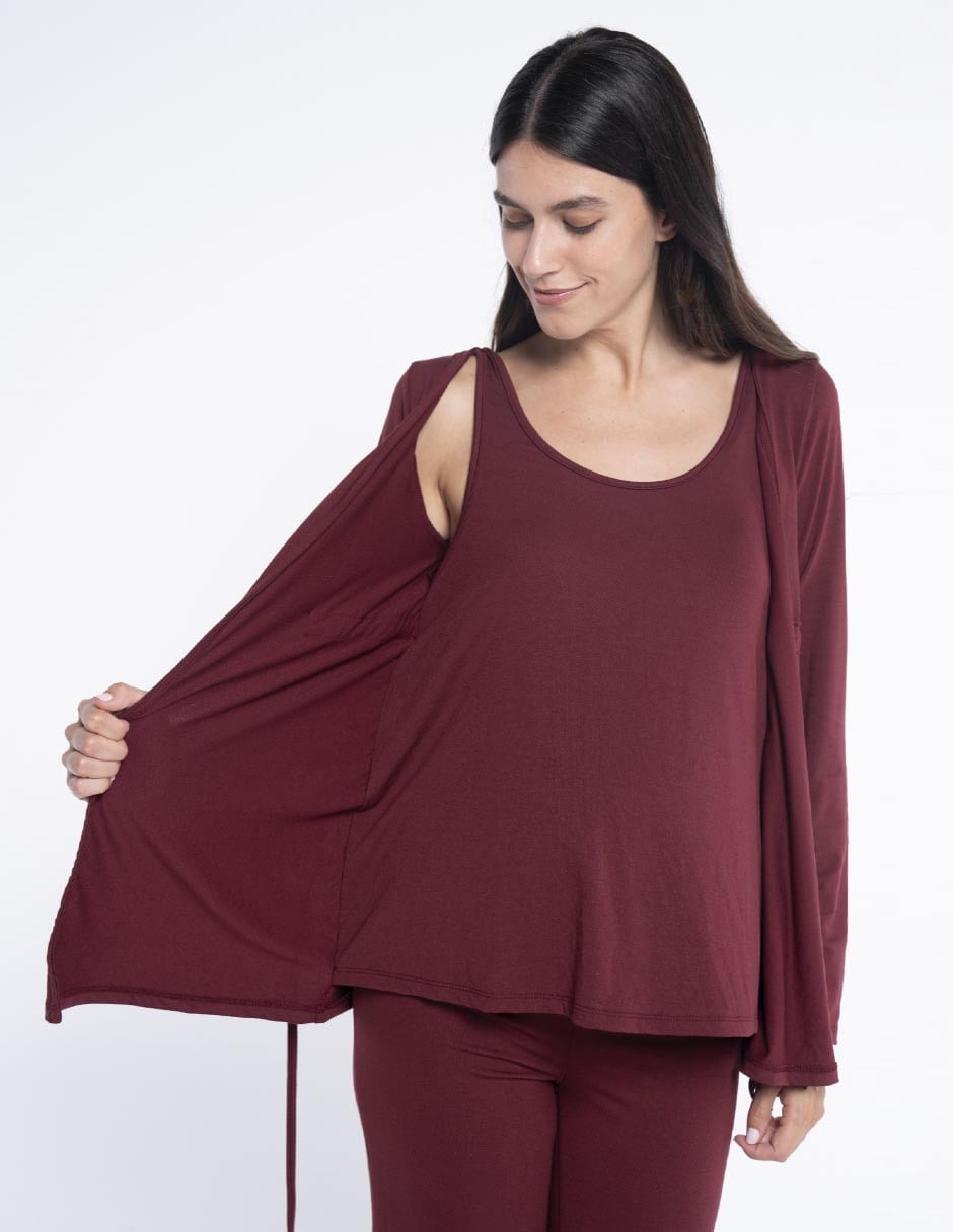 Blusa maternidad manga larga