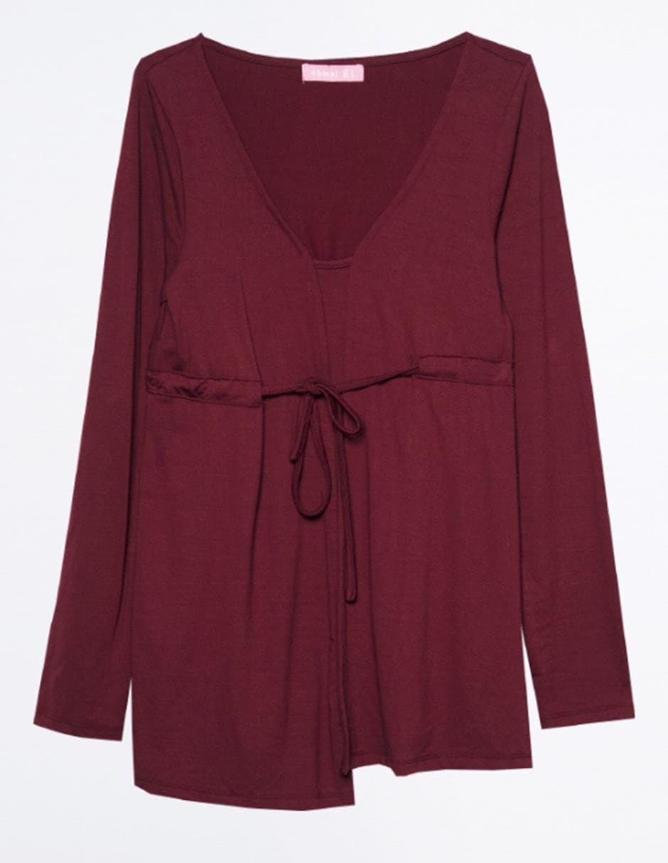 Blusa maternidad manga larga 6