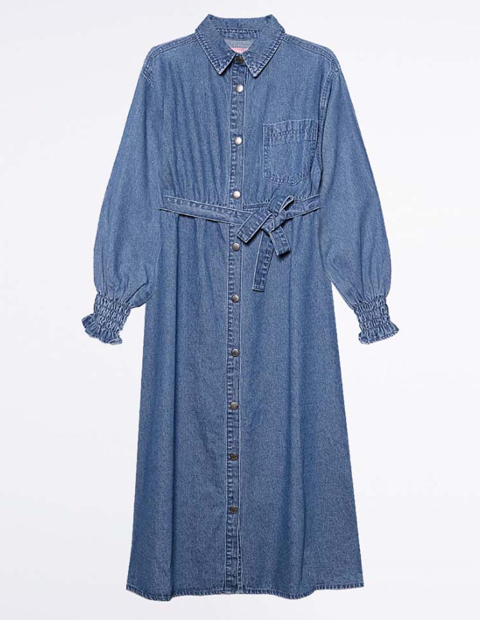 Vestido maternidad midi casual 15